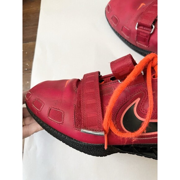 Nike Romaleos 2 Red/ Orange/ Black 476927-606 Men’s Size 11.5 RARE Weightlifting - Picture 4 of 13